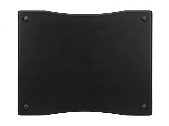 Alt view image 5 of 6 - Monolith 4 Tier Audio Stand XL - Black, Open Air Design, Each Shelf Supports Up to 75 lbs., Perfect Way to Organize AV Components