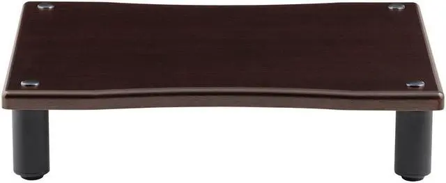 Alt view image 3 of 6 - Monoprice Monolith Amplifier/Component Stand XL - Espresso, Open Air Design, Scratch-Resistant, Hold Up to 200lbs. Perfect Way to Organize AV Components