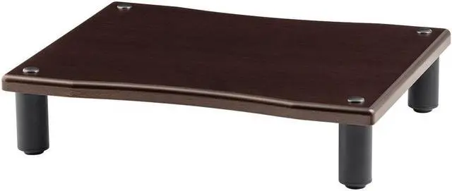 Main image of Monoprice Monolith Amplifier/Component Stand XL - Espresso, Open Air Design, Scratch-Resistant, Hold Up to 200lbs. Perfect Way to Organize AV Components