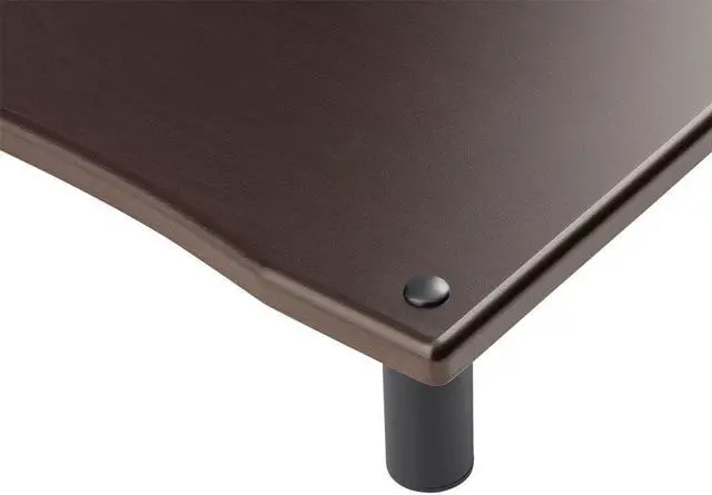 Alt view image 6 of 6 - Monoprice Monolith Amplifier/Component Stand XL - Espresso, Open Air Design, Scratch-Resistant, Hold Up to 200lbs. Perfect Way to Organize AV Components