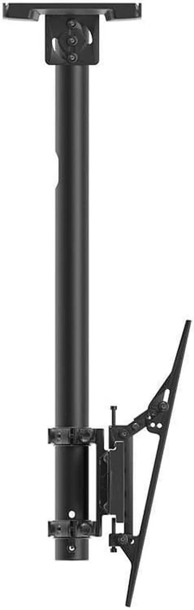 Alt view image 5 of 20 - Monoprice Commercial Series 2x1 Panel Menu Board Adjustable Tilt Ceiling TV Mount for Displays Between 32in and 65in, Max Weight 66 lbs. ea., VESA Patterns up to 600x400 (39662)