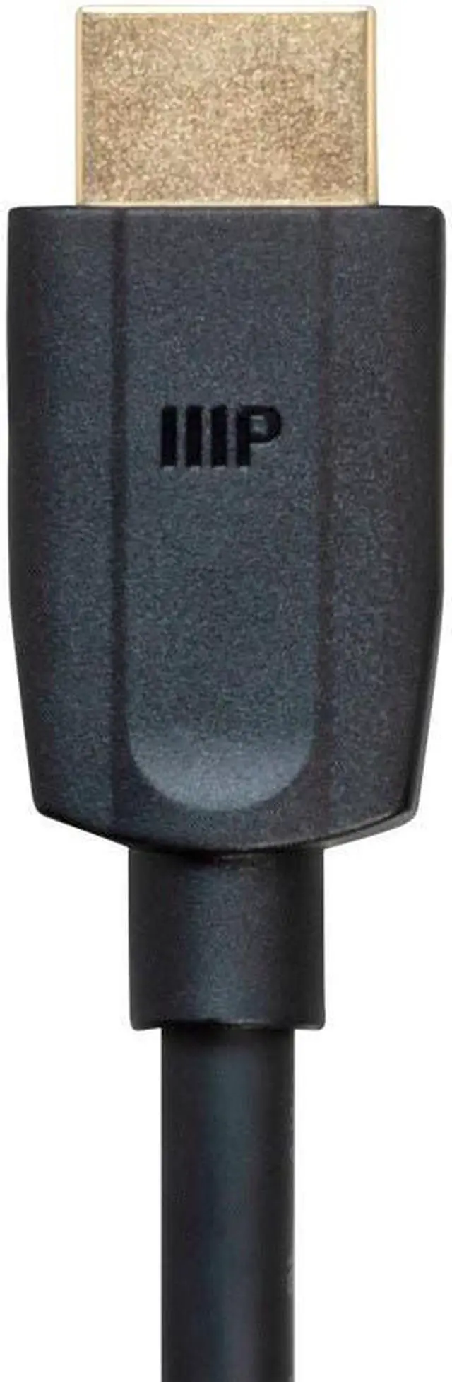 Alt view image 4 of 6 - Monoprice Ultra 8K High Speed HDMI Cable - 3 Feet - Black (3 Pack) 48Gbps, 8K@60Hz, Dynamic HDR, eARC, UHDTV, AMD FreeSync - DynamicView