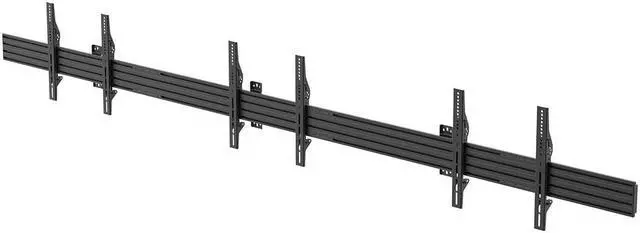 Alt view image 4 of 6 - Monoprice 3x1 Menu Board Wall Mount For Screens between 32in-65in, Max Weight 66lbs, VESA Patterns up to 600x400 - Commercial Series