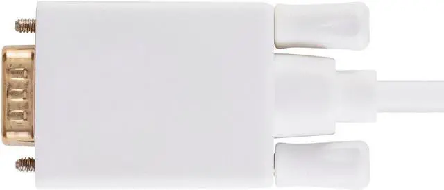 Alt view image 5 of 8 - Monoprice Video Cable - 10 Feet - White | 32AWG Mini Display Port to VGA Cable