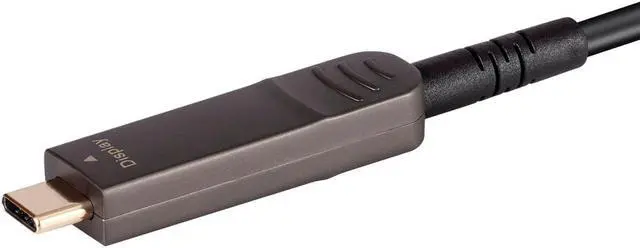 Alt view image 6 of 14 - Monoprice USB 3.1 Type-C to Type-C Video Cable - 50ft, 4K@60Hz, Fiber Optic, AOC, Transmits Up To 100ft, Gold Plated Connectors - SlimRun AV Series