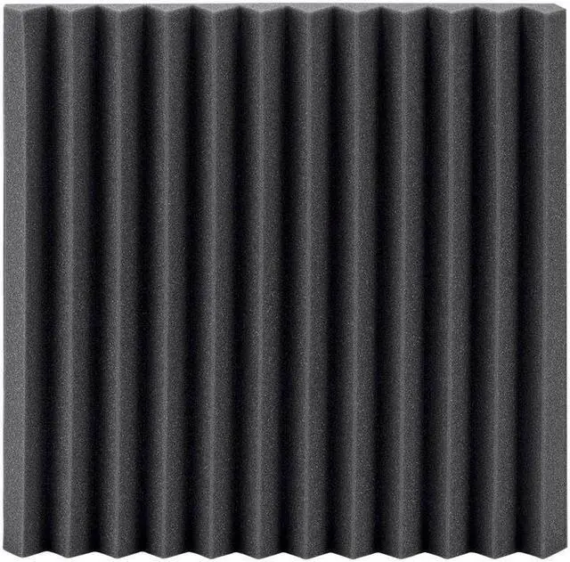 Alt view image 5 of 5 - Monoprice Studio Wedges Acoustic Foam Panels (12-pack) 1in x 12in x 12in Fire-Retardant, Easy To Install - Stage Right Series