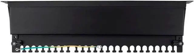 Alt view image 5 of 14 - Monoprice Cat6A 1U Patch Panel - 19in, Shielded, 24 RJ45 Ports Dual IDC, For Use With 22-26AWG Stranded And Solid Wire - Entegrade Series