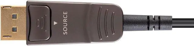 Alt view image 3 of 7 - Monoprice SlimRun AV HDR DisplayPort to HDTV Cable, 4K@60Hz, AOC, 100ft