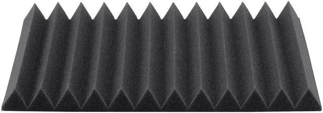 Main image of Monoprice Studio Wedges Acoustic Foam Panels (12-pack) 1in x 12in x 12in Fire-Retardant, Easy To Install - Stage Right Series