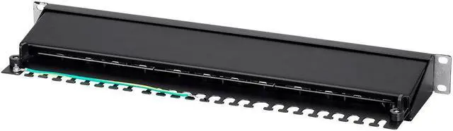 Alt view image 4 of 14 - Monoprice Cat6A 1U Patch Panel - 19in, Shielded, 24 RJ45 Ports Dual IDC, For Use With 22-26AWG Stranded And Solid Wire - Entegrade Series