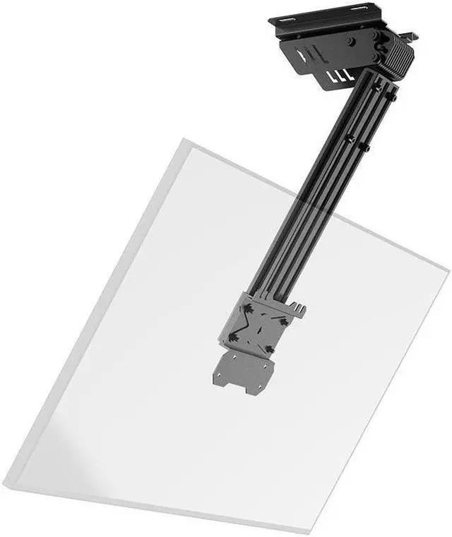 Alt view image 2 of 14 - Monoprice Folding Ceiling TV Mount For TVs 10in to 40in, Max Weight 66lbs., Max Extension 15.7in, VESA Patterns up to 100x100 - Commercial Series