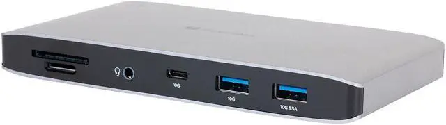 Alt view image 4 of 8 - Monoprice Thunderbolt 3 Dual DisplayPort Docking Station With USB-C MFDP Support For Non-Thunderbolt 3 Devices, With Thunderbolt 3 USB Type-C Cable