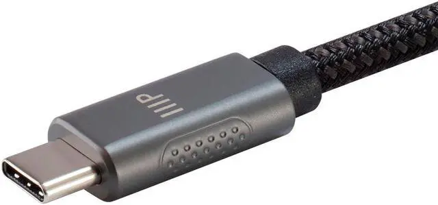 Alt view image 5 of 8 - Monoprice Bidirectional USB Type-C to DisplayPort Cable - 6 Feet - Black | 4K@60Hz, Easy Plug and Play, Nylon-Braided Jacket