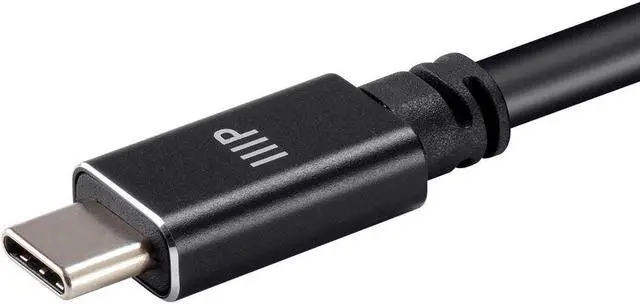 Alt view image 4 of 7 - Monoprice USB C 3.2 Gen2 Cable - 1 Meter (3.3 Feet) - Black | 10Gbps, 5A, Type C, Ultra Compact , Compatible with Apple iPad / Xbox One / PS5 / Switch / Android and More