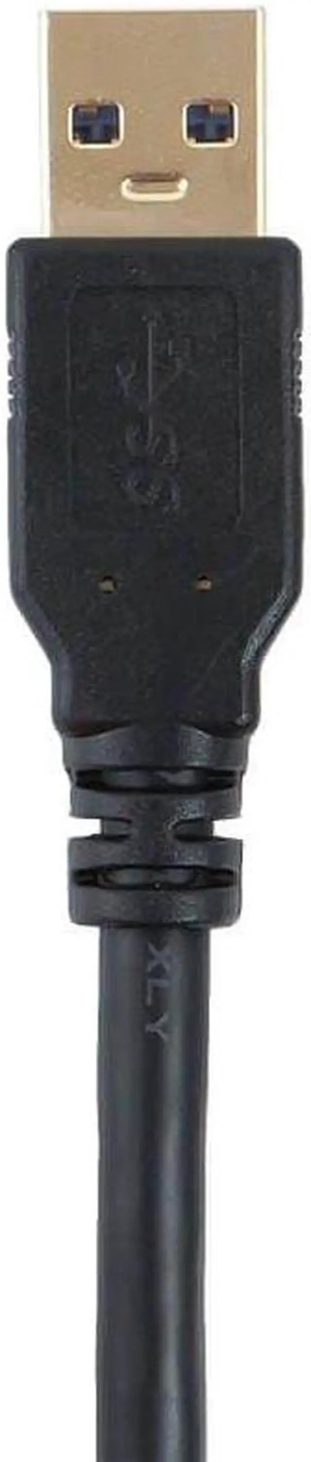 Alt view image 6 of 7 - Monoprice USB 3.0 Type-A Male to Type-A Female Extension Cable - 3 Feet - Black | Use with PlayStation, Xbox, Oculus VR, USB Flash Drive, Card Reader, Hard Drive, Keyboard