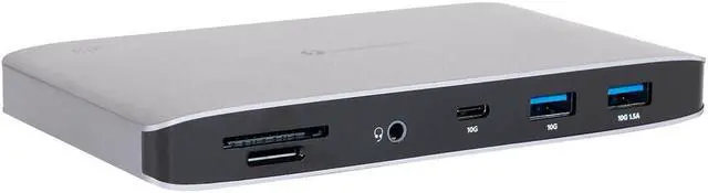 Alt view image 5 of 8 - Monoprice Thunderbolt 3 Dual DisplayPort Docking Station With USB-C MFDP Support For Non-Thunderbolt 3 Devices, With Thunderbolt 3 USB Type-C Cable