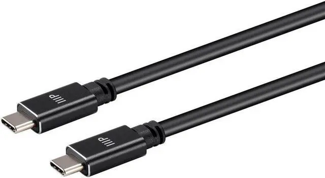 Alt view image 2 of 7 - Monoprice USB C 3.2 Gen2 Cable - 1 Meter (3.3 Feet) - Black | 10Gbps, 5A, Type C, Ultra Compact , Compatible with Apple iPad / Xbox One / PS5 / Switch / Android and More