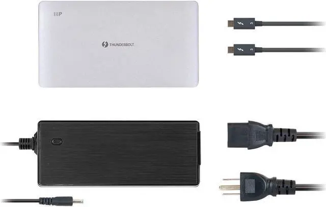 Alt view image 7 of 8 - Monoprice Thunderbolt 3 Dual DisplayPort Docking Station With USB-C MFDP Support For Non-Thunderbolt 3 Devices, With Thunderbolt 3 USB Type-C Cable
