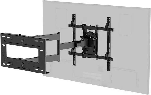 Alt view image 4 of 20 - Monoprice Portrait and Landscape 360 Full-Motion Articulating TV Wall Mount for TVs 40in to 75in, Weight Capacity 110 lbs, Extension 3.3in to 31.5in