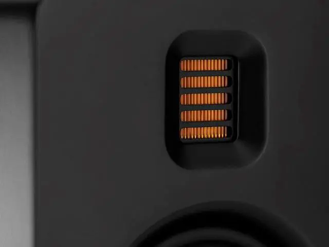 Alt view image 3 of 5 - Monoprice Monolith MM-5R Powered Multimedia Speakers Ribbon Tweeter - Black (Pair) With Bluetooth with aptX HD, USB DAC, Optical Inputs, Subwoofer Output