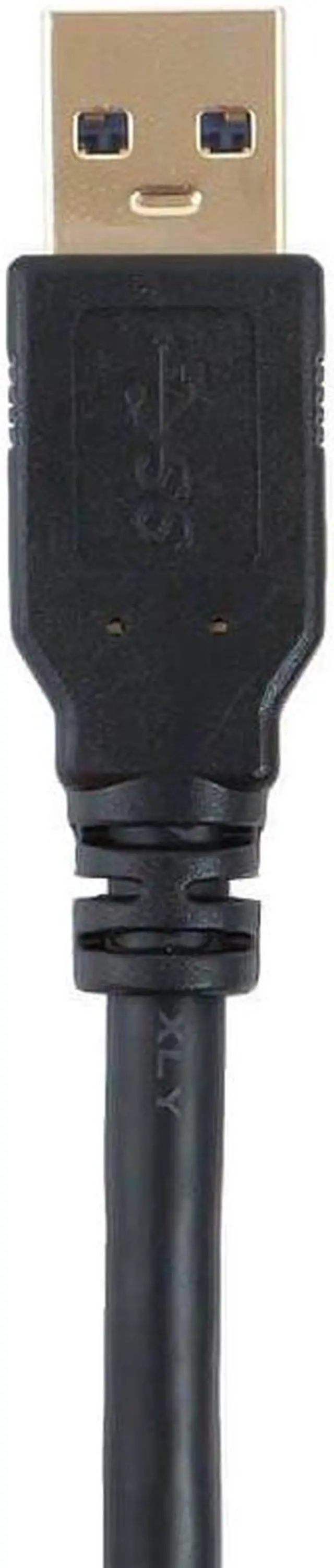 Alt view image 6 of 7 - Monoprice USB 3.0 Cable - 6 Feet - Black | USB Type-A Male to USB Type-B Male, compatible with Brother, HP, Canon, Lexmark, Epson, Dell, Xerox, Samsung and More - Select Series