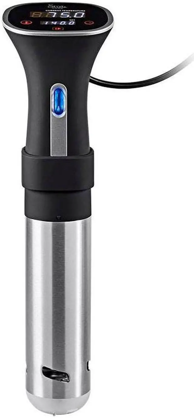 Main image of Monoprice Sous Vide Immersion Cooker 800W - Black/Silver With Adjustable Clamp And Digital LED Touch Screen, Easy To Clean - Strata Home Collection