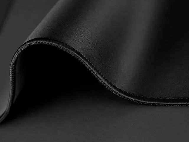 Alt view image 3 of 5 - Dark Matter by Monoprice Launch Gaming Mouse Pad - Black Premium Micro-Woven Cloth, 450x400mm, Anti-fray Stitched Edges, Plush 2mm Thickness, Optimized for both Optical and Laser Sensors