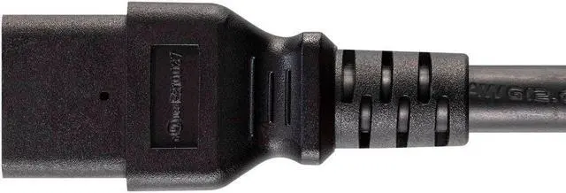 Alt view image 4 of 6 - Monoprice Heavy Duty Extension Cord - 6 Feet - Black | IEC 60320 C20 to IEC 60320 C21, For Powering Servers, Routers, & Other High-Output Network Devices
