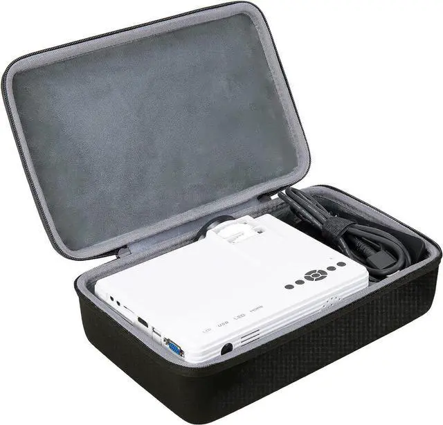 Alt view image 2 of 6 - co2CREA Hard Case Replacement for AuKing Projector 2023 Upgraded Mini Projector 7500 lumens Multimedia Home Theater Video Projector, Welcome to consult