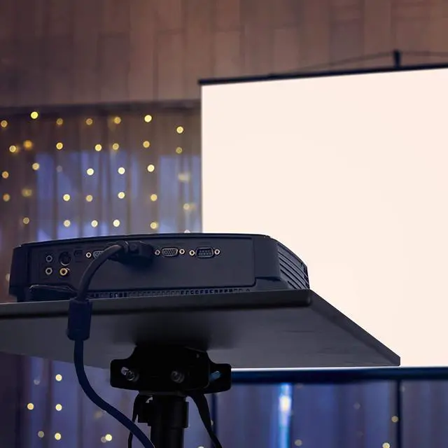 Alt view image 4 of 7 - Duronic Table Stand WPS20 Adjustable Height Floor Projector/Laptop Stand with Wheels