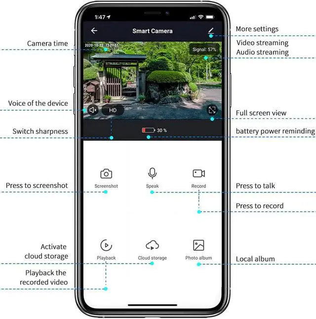 Alt view image 6 of 7 - WiFi Video Doorbell Camera, IP54 Waterproof Wireless Home Security Doorbell, 1080P HD & Two-Way Audio Battery Doorbell, Only Works with 2.4GHz WiFi