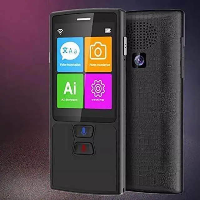 Alt view image 5 of 6 - 76 Languages Voice Translator - English, Japanese, Korean, French, Russian, German, Chinese, Spanish Translation - Travel Translator - Decoration