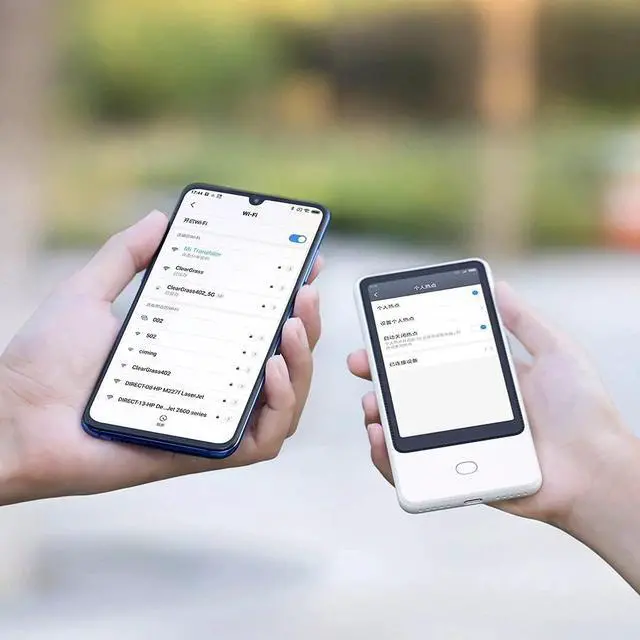 Alt view image 3 of 5 - Translator AI Voice Translate Touch Screen 4G/WiFi/SIM 8MP Camera Photo Tranlation Multi Language Leaning Machine