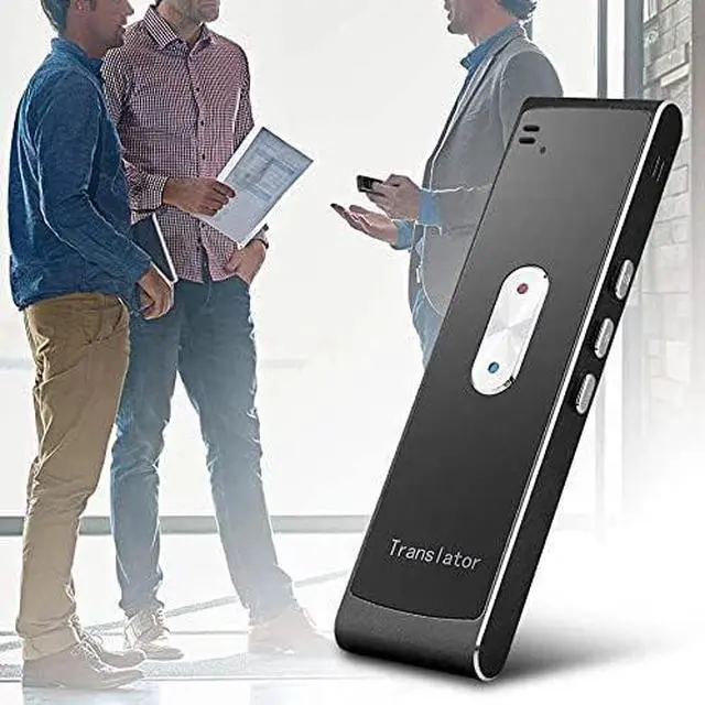 Main image of Portable Intelligent Translator Multi Language Two-Way Real Time Voice Text Translation Pocket Device(Black)