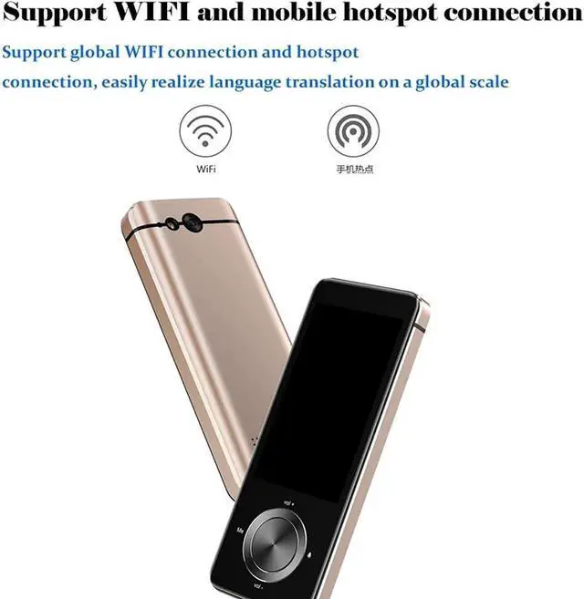 Alt view image 4 of 5 - M9 Instant Voice Translator Portable Language in Real-time Smart Translator Supports 12 Offline Languages(Gray)