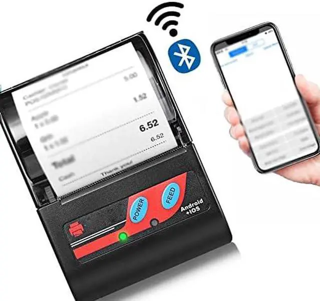 Alt view image 3 of 7 - Thermal Printer Phone Port 2 Inch 58mm