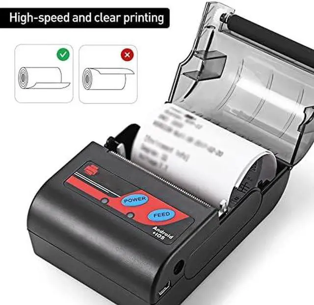 Alt view image 6 of 7 - Thermal Printer Phone Port 2 Inch 58mm