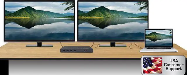 Alt view image 7 of 7 - Diamond DS6950 Ultra Dock 5K/4K USB Type-C, Type-A Docking Station Compatible with Thunderbolt 3 Laptops/Desktop PCs