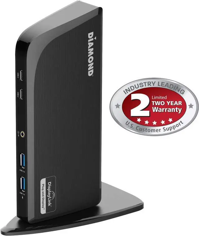 Main image of Diamond Multimedia DS3900PD Diamond Multimedia Triple Display 4K Universal Type-C Docking Station with Power Delivery (65W) for Mac and Windows Equipped Type-C/Thunderbolt 3 Laptops