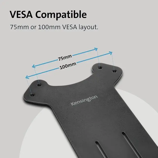 Alt view image 3 of 6 - Kensington Docking Station VESA-Compatible Monitor Mounting Plate (K33959WW)
