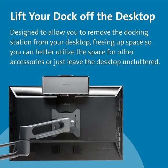 Alt view image 2 of 6 - Kensington Docking Station VESA-Compatible Monitor Mounting Plate (K33959WW)