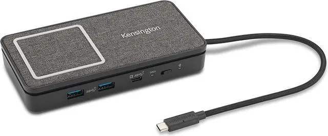 Main image of Kensington Ipad and Mac USB-C Dual 4K HDMI Docking Station with Qi Charging (K32800WW)