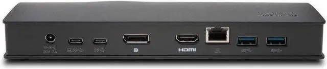 Alt view image 2 of 7 - Kensington SD4500 USB-C Universal Docking Station, Dual 4K HDMI/DisplayPort, USB 3.0 Ports, USB-C Port, Audio/Microphone, and Gigabit Ethernet for Laptop and PCs (K38230WW)