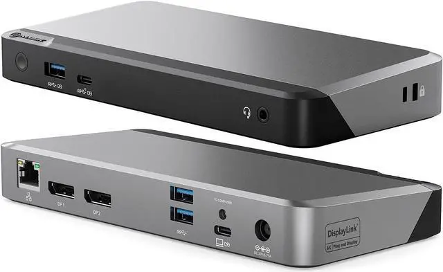 Main image of ALOGIC Dual 4K Display Universal Docking Station  DX2 with 65W Power Delivery (Laptop Charging)
