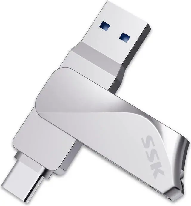 Main image of 64GB USB C Flash Drive Dual Drive 2 in 1 OTG USB A 3.2 + Type C Memory Stick Thumb Drive Thunderbolt Pendrive up to 200MB/s Transfer Speed Photo Stick for Android Phones/Tablets/Mac/Laptop