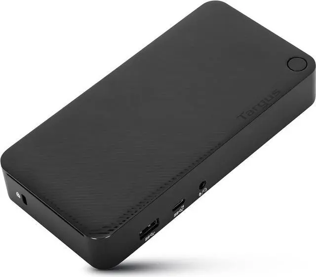 Main image of Targus USB C Docking Station Universal DV4K, USB C Laptop Docking Station Dual Monitor 2 DisplayPort, Power Delivery 3.0 65WDC, Works w/ Operating Systems Like Windows, Mac, Android, iOS (DOCK315USZ)