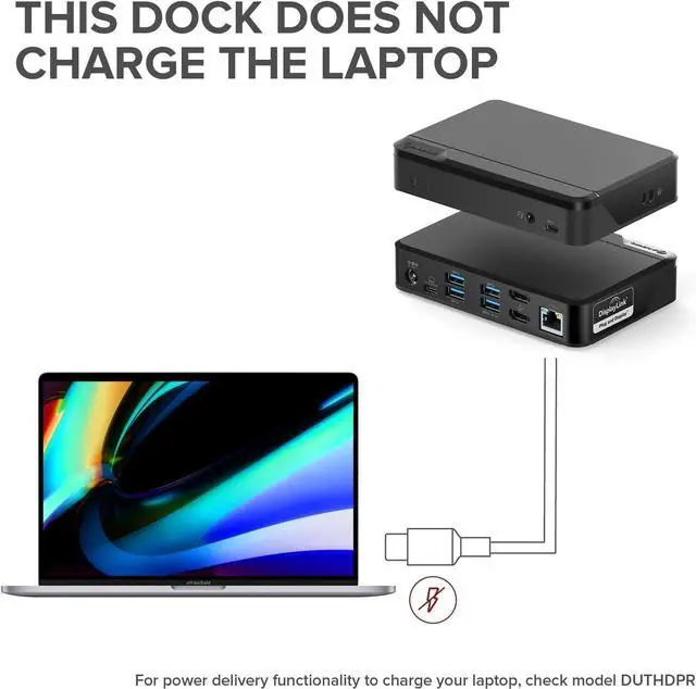 Alt view image 6 of 6 - ALOGIC Universal Twin HD Docking Station USB-C & USB-A Compatible (DUTHD)