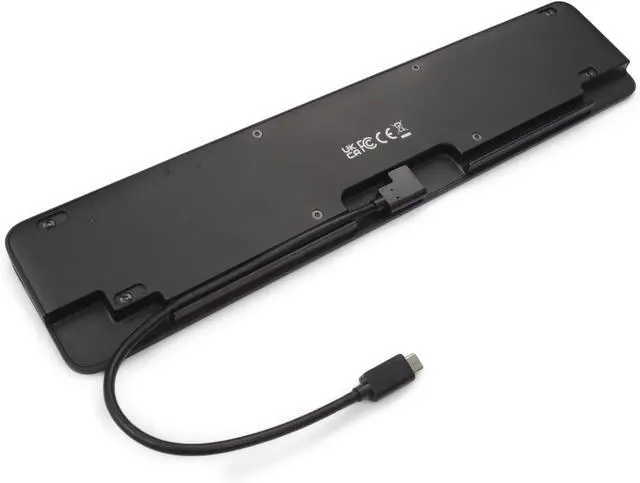 Alt view image 3 of 7 - V7 DOCKUCPT01 Docking Station - for Desktop PC/Notebook/Monitor - Yes - SD, microSD, MultiMediaCard (MMC) - 100 W - USB Type C - 3 Displays Supported - 4K - 3840 x 2160-2 x USB 2.0-3 x USB 3.0-2