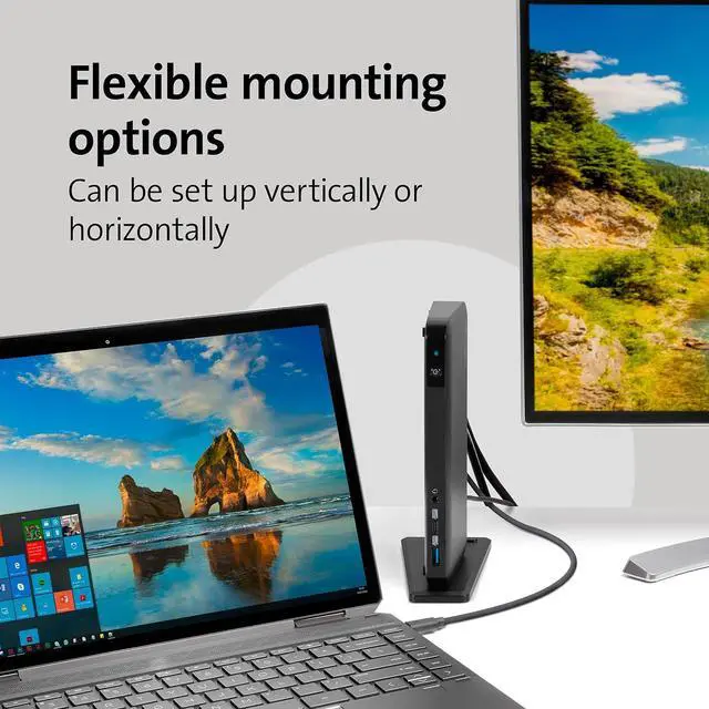 Alt view image 5 of 6 - Kensington USB-C 10Gbps Triple Video Driverless Docking Station 85W PD Black