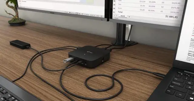 Alt view image 5 of 7 - USB-C 1xHDMI 1xDisplayPort Docking Station with 100W Power Delivery